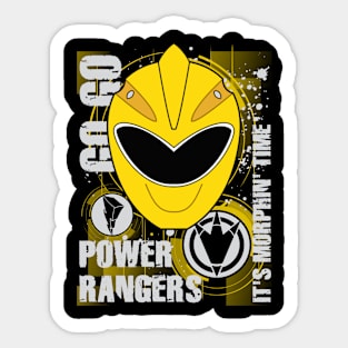 It's Morphin' Time Yellow Ranger, Dino Thunder Sticker